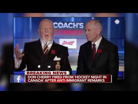 Don Cherry fired from Sportsnet, Hockey Night In Canada