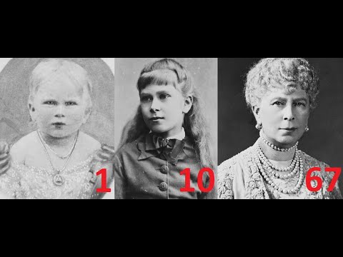 Queen Mary of Teck from 0 to 85 years old