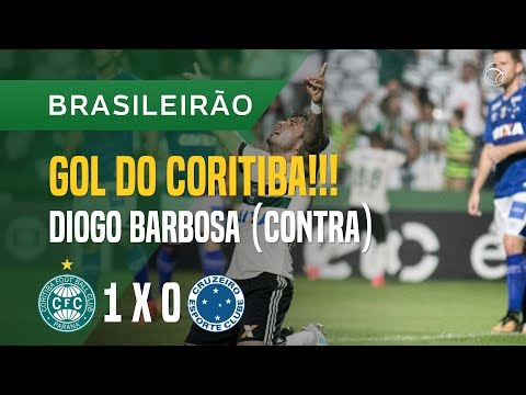 GOL CONTRA (DIOGO) - CORITIBA X CRUZEIRO - 18/10 - BRASILEIRÃO 2017