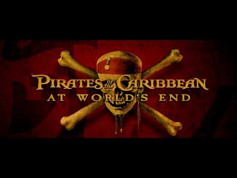 Trailer montage: the crew heaves the Black Pearl over as the 12/8 fiddle ostinato of 'Up Is Down' races