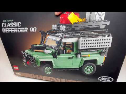 Lego Land Rover Classic Defender 90   4K