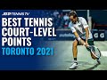 Best Court-Level Tennis Points & Moments | Toronto 2021