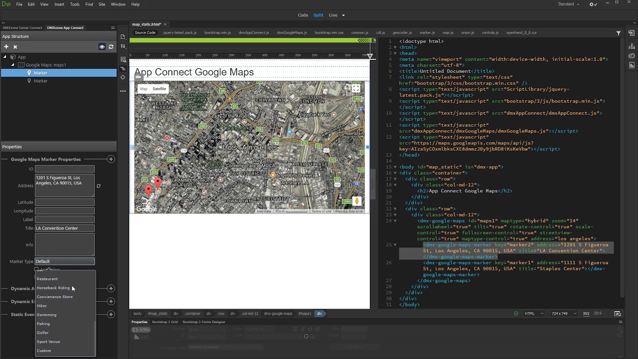 Using Custom Marker Icons in App Connect Google Maps