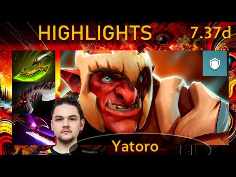 💰 7.37d Yatoro雨 Troll Warlord |K+A-D - 39 KP - 81%| 900+ GPM! Carry Highlights - Dota 2 Top