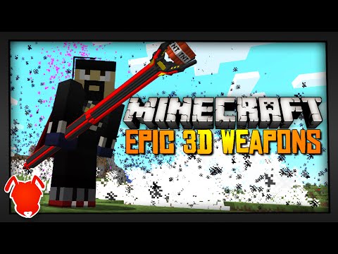 Minecraft | EPIC 3D WEAPONS in 1.9! | One Command Block