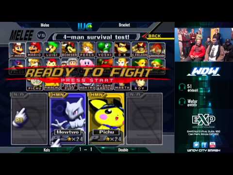 WDW 1/21/15 - Double (Falco/Pichu) vs Kels (Pikachu/Mewtwo)