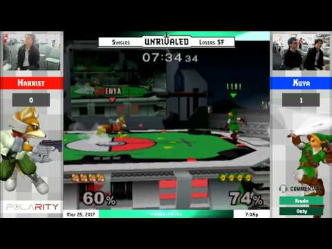 Unrivaled 6 Melee - Kuya (Link) vs Harriet (Fox) - Losers Semis