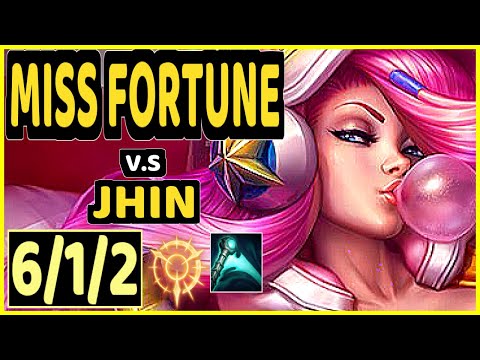 PADDEN (MISS FORTUNE) vs JHIN - 6/1/2 KDA BOTTOM ADC GAMEPLAY - EUW Ranked DIAMOND