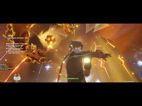 Genshin Impact 1.2 - Spiral Abyss Floor 10 - First Clear 9/9 Stars