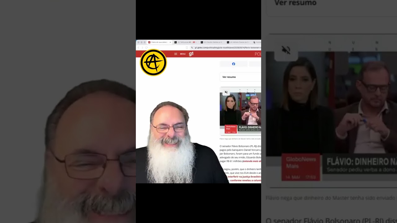 FLÁVIO enquadra a GLOBO NEWS e COMENTARISTAS ficam com CARA de TACHO