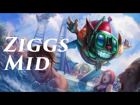 League of legends Ziggs Mid