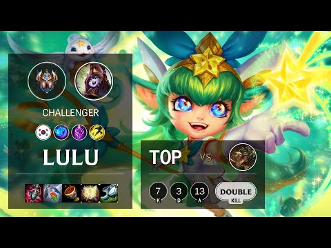 Lulu Top vs Renekton - KR Challenger Patch 10.16