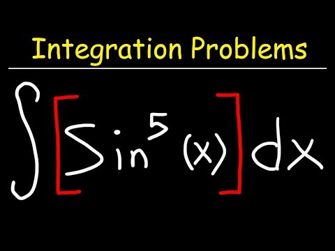 Integral of sin 5 x