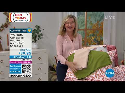 Concierge Collection Bedtite Microfiber Sheet Set w/Extr...