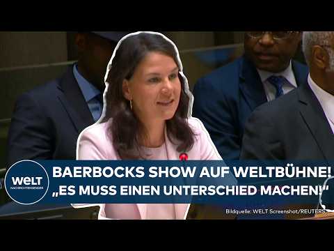 NEW YORK: Die ganze Welt schaut zu Annalena Baerbock vor UN! Diese zwei Punkte will sie jetzt ändern
