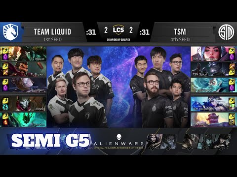 TSM vs Team Liquid - Game 5 | Semi Final Playoffs S10 LCS Summer 2020 | TSM vs TL G5