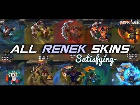 ALL RENEKTON SKINS •Satisfying• [SKINS PREVIEW] | Skin Comparison 2020