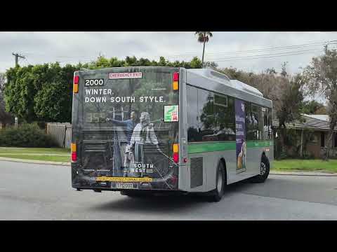 Transperth TP2000 departing on 355 Mercedes-Benz OC500LE CNG 