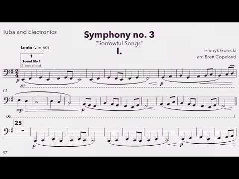 Sorrowful Songs for tuba and electronics