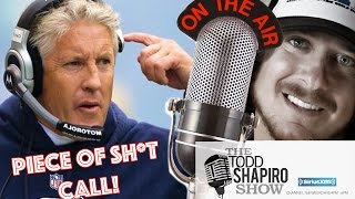 Seattle Seahawks Coach Pete Carroll Makes A 'Piece of Sh*T Call!'