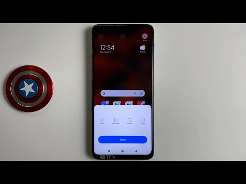 Change Application page transition effect on home screen on Xiaomi Redmi Note 9 Pro Android 11