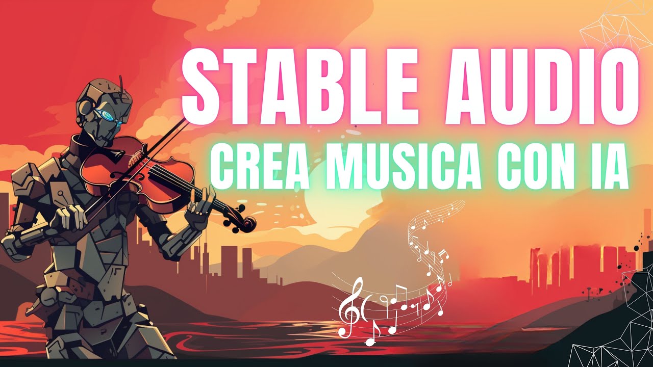 Haz tu propia pista musical con inteligencia artificial y Stable Audio
