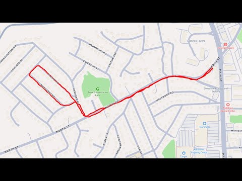 2025-11-16 Walk - Stoneham, MA - Prospect St, Hanford Rd, Rose Ln, Margaret Rd, Wagner Rd, Elaine Rd