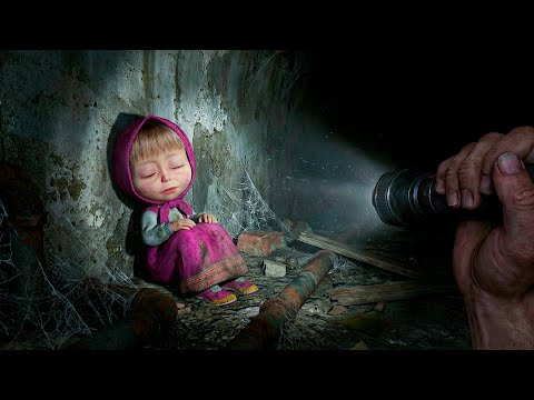 THEY FOUND the MASHA and the BEAR Characters in an ABANDONED tunnel !!