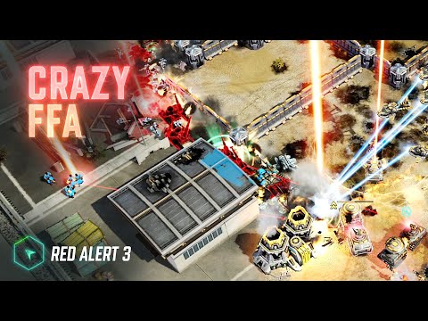 Crazy FFA in a Subscriber Replay - Red Alert 3 (Live Stream VOD)