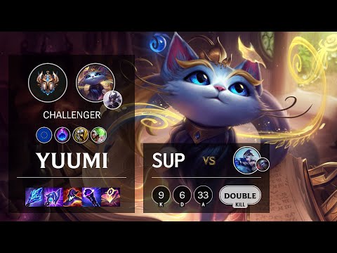 Yuumi Support vs Ashe - EUW Challenger Patch 11.23