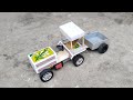 How To Make Mini Matchbox Tractor With Trolley At Home Diy DC Motor Tractor Trolley Dc Project