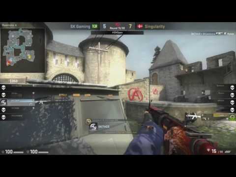 Taco 1V2 Clutch Against Singularity - DreamHack OPEN SUMMER 2017 | CSGO