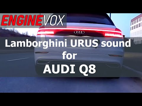Individual ENGINEVOX active sound system is installed on AUDI Q8 3.0d / Lamborghini URUS sound