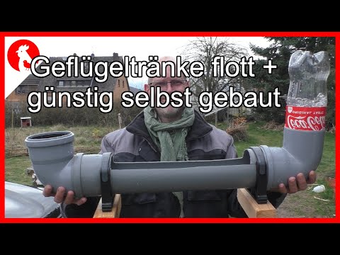 102 7Liter Geflügeltränke 🐔 Hühnertränke günstig selbst gebaut  - Jensman and the Huhns