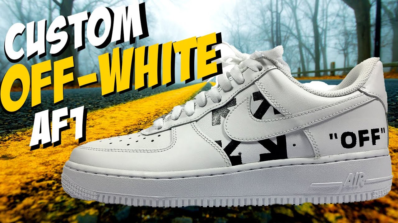 Custom OFF-WHITE Air Force 1
