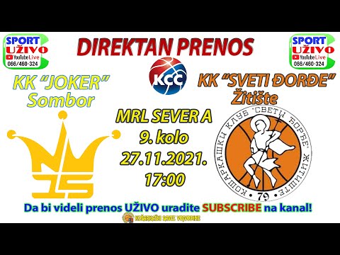 KK "JOKER"  - KK "SVETI ĐORĐE"  -  107 : 57 - Prenošeno uživo