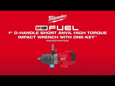 M18 FUEL™ 1" D-Handle Short Anvil High Torque Impact Wrench with ONE-KEY™ - M18ONEFHIWF1DS0