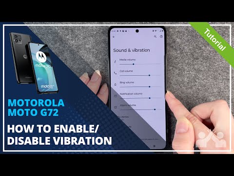Motorola moto g72 – activate and set vibration • 📱 • 📳 • 🤫