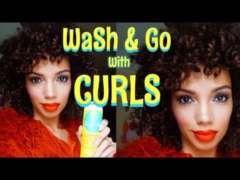 Wash & Go NATURAL HAIR | w/ CURLS Blueberry Bliss...
