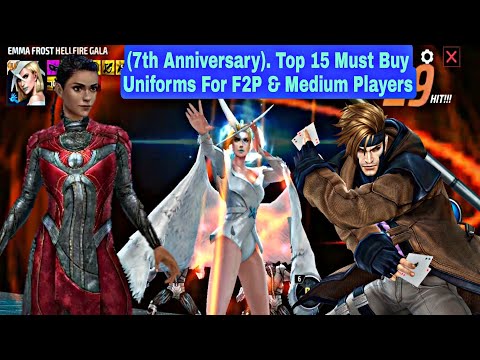 7th Anniversary | Top 15 Must Buy Uniforms For F2P & Medium Players - Marvel Future Fight