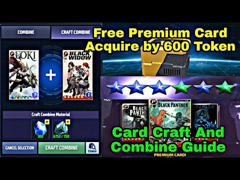 Free Premium Card Acquire  And Craft Combine For Blue Colour - Marvel Future Fight
