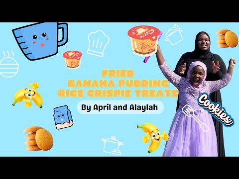 Fried Banana pudding Rice crispie Treats per Husbands Request. Full Recipe.