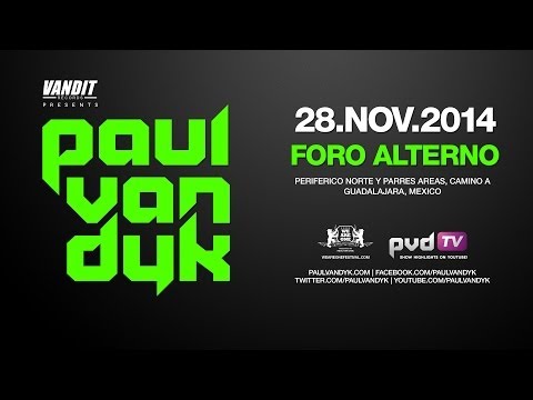 Paul van Dyk @ Foro Alterno, Guadalajara Mexico - 28 Nov 2014 - Tour Trailer