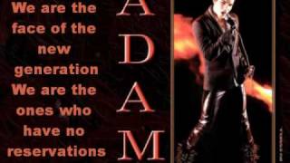 Master plan-Adam Lambert-Lyrics-Bonus Track+download