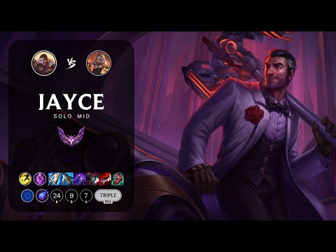 Jayce Mid vs Qiyana - EUW Master Patch 13.13