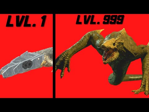 SKULLCRAWLER  ROOKIE vs BOSS LVL 1 vs LVL 999 IN DEATHRUN   ANIMAL REVOLT BATTLE SIMULATOR