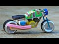 How To Make Harley Davidson Bike At Home DIY Amazing TOY Motorcycle DC Motor Electric Bike