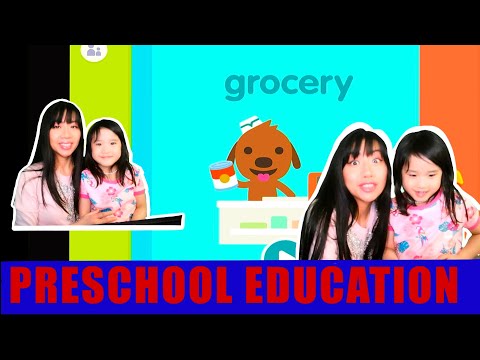 Sago Mini School Grocery gameplay with Ella and Mommy | Preschool Education | Learn English