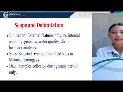 Video presentation: Comparative Study of External Morphology