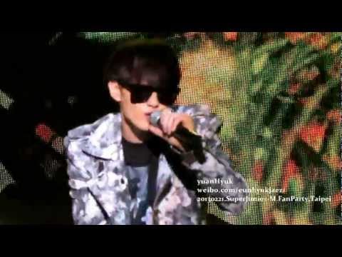 [Fancam][EunHyuk] 130221 SJ-M Fan Party in Taipei - Hello [yuanHyuk]